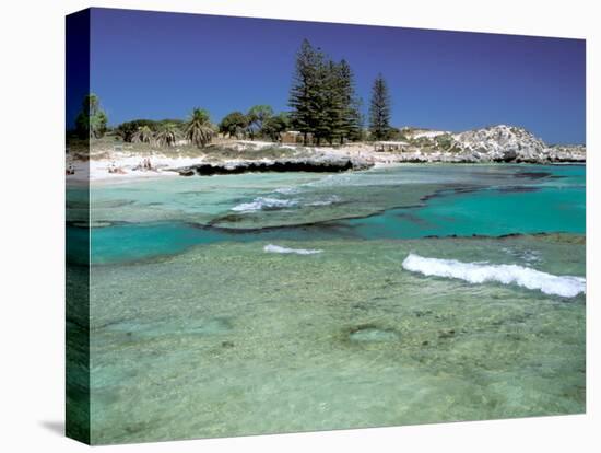 The Basin, Rottnest Island, Perth Area, Western Australia, Australia-Walter Bibikow-Stretched Canvas