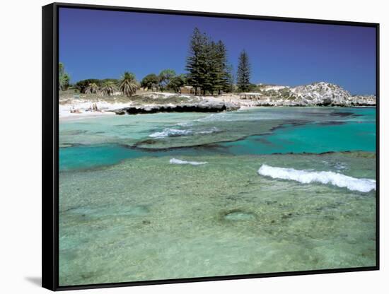 The Basin, Rottnest Island, Perth Area, Western Australia, Australia-Walter Bibikow-Framed Stretched Canvas