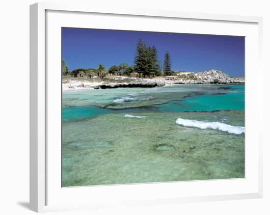 The Basin, Rottnest Island, Perth Area, Western Australia, Australia-Walter Bibikow-Framed Photographic Print