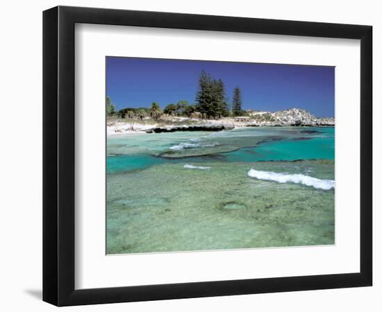 The Basin, Rottnest Island, Perth Area, Western Australia, Australia-Walter Bibikow-Framed Photographic Print