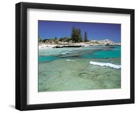 The Basin, Rottnest Island, Perth Area, Western Australia, Australia-Walter Bibikow-Framed Photographic Print