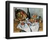 The Basket of Apples, c. 1893-Paul Cézanne-Framed Premium Giclee Print