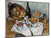 The Basket of Apples, c. 1893-Paul Cézanne-Mounted Premium Giclee Print
