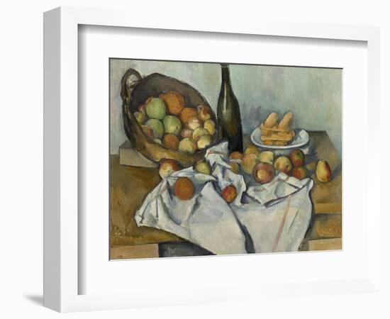 The Basket of Apples, c.1893-Paul Cezanne-Framed Giclee Print