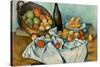 The Basket of Apples. Paul Cézanne; French, 1839-1906. Date: 1887-1900. Dimensions: 25 7/16 × 31...-Paul Cezanne-Stretched Canvas