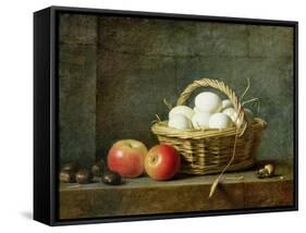 The Basket of Eggs, 1788-Henri Roland De La Porte-Framed Stretched Canvas