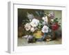 The Basket of Flowers-Eugene Henri Cauchois-Framed Giclee Print