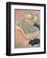 The Basket of Grapes, 1884-Claude Monet-Framed Giclee Print