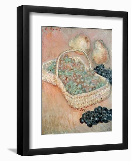 The Basket of Grapes, 1884-Claude Monet-Framed Giclee Print