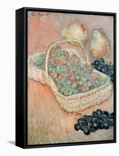 The Basket of Grapes, 1884-Claude Monet-Framed Stretched Canvas