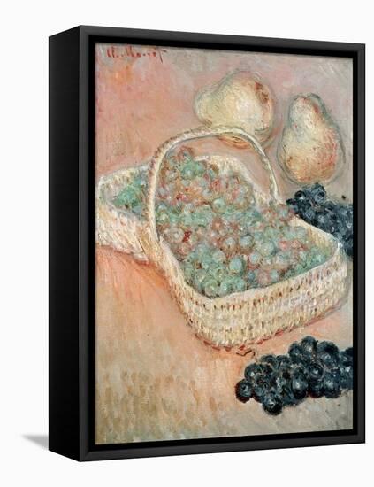 The Basket of Grapes, 1884-Claude Monet-Framed Stretched Canvas