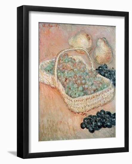 The Basket of Grapes, 1884-Claude Monet-Framed Giclee Print