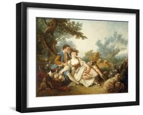 The Basket of Roses, 1785-Jean-Baptiste Huet-Framed Giclee Print