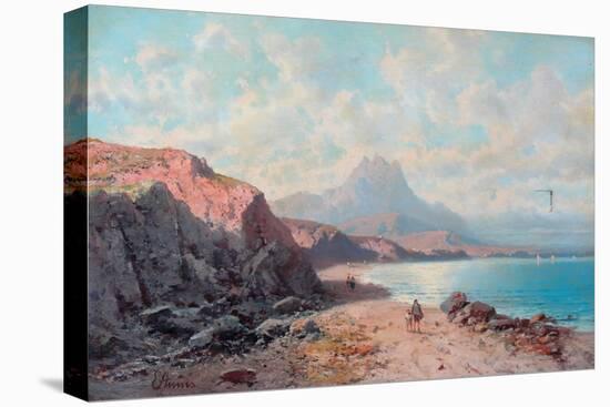 The Basque Coast, Gulf of Lyons-E. Annis-Stretched Canvas