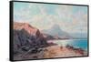 The Basque Coast, Gulf of Lyons-E. Annis-Framed Stretched Canvas