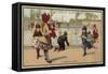 The Bassin Des Tuileries, Paris-null-Framed Stretched Canvas