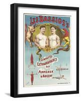 The Bassio's Extraordinary Gymnasts to Silver Rings-null-Framed Giclee Print