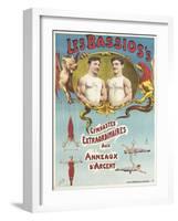 The Bassio's Extraordinary Gymnasts to Silver Rings-null-Framed Giclee Print