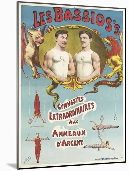 The Bassio's Extraordinary Gymnasts to Silver Rings-null-Mounted Giclee Print