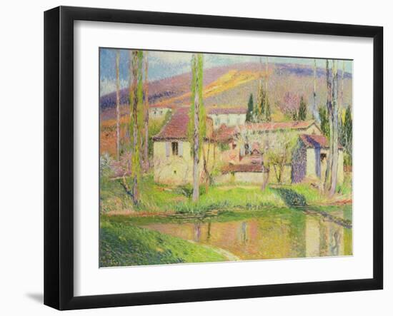 The Bastide Du Vert, C. 1909-Henri Martin-Framed Giclee Print