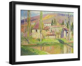 The Bastide Du Vert, C. 1909-Henri Martin-Framed Giclee Print