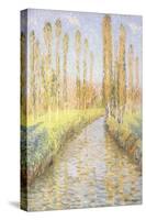 The Bastide du Vert in Autumn, La Bastide du Vert en Automne-Henri Martin-Stretched Canvas