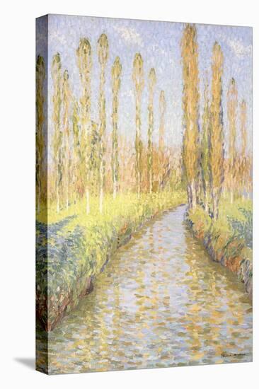 The Bastide du Vert in Autumn, La Bastide du Vert en Automne-Henri Martin-Stretched Canvas