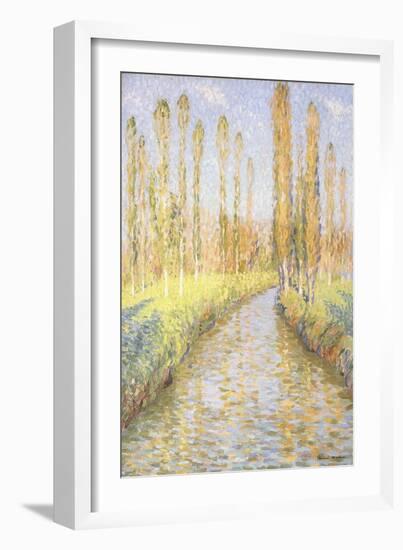 The Bastide du Vert in Autumn, La Bastide du Vert en Automne-Henri Martin-Framed Giclee Print