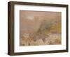 The Bastille at Grenoble, from the Village of La Tronche, C.1836-J. M. W. Turner-Framed Giclee Print
