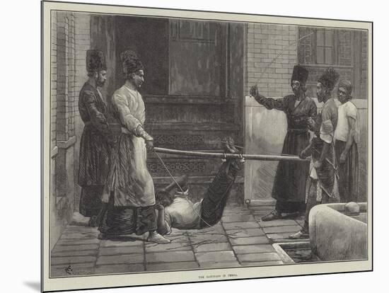 The Bastinado in Persia-Felix Regamey-Mounted Giclee Print