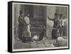 The Bastinado in Persia-Felix Regamey-Framed Stretched Canvas