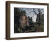 The Bastion Des Ormes, Interior of the Château De Clisson, 1884 (Painting)-Emmanuel Lansyer-Framed Giclee Print