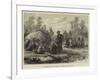 The Basuto War in South Africa, the Morning Meal-Johann Nepomuk Schonberg-Framed Giclee Print