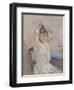 The Bath, 1885-86 (Oil on Canvas)-Berthe Morisot-Framed Giclee Print