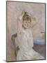 The Bath, 1885-86 (Oil on Canvas)-Berthe Morisot-Mounted Giclee Print