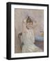 The Bath, 1885-86 (Oil on Canvas)-Berthe Morisot-Framed Giclee Print