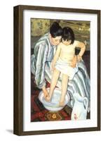 The Bath, 1891-Mary Cassatt-Framed Giclee Print