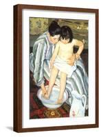 The Bath, 1891-Mary Cassatt-Framed Giclee Print