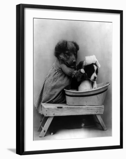 The Bath, 1914-Science Source-Framed Giclee Print