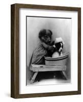 The Bath, 1914-Science Source-Framed Premium Giclee Print