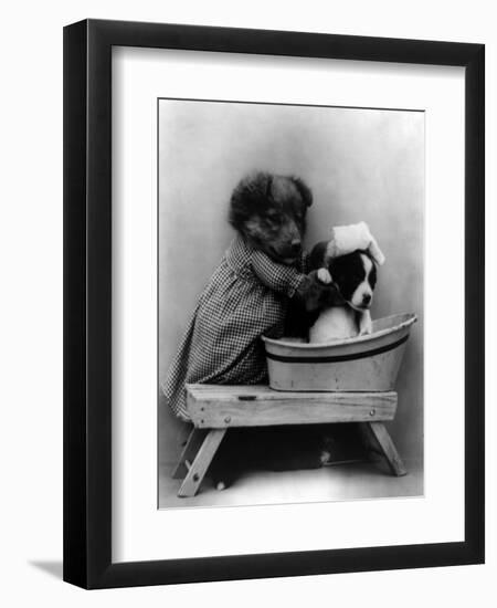 The Bath, 1914-Science Source-Framed Premium Giclee Print