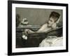 The Bath, also Said the Woman in the Bath or Shower-Alfred Emile Léopold Stevens-Framed Giclee Print