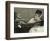 The Bath, also Said the Woman in the Bath or Shower-Alfred Emile Léopold Stevens-Framed Giclee Print