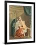 The Bath, by Nicolas Francois Regnault-Pierre Antoine Baudouin-Framed Giclee Print