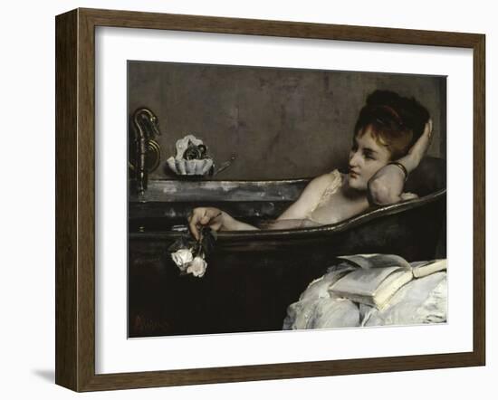 The Bath, c.1867-Alfred Georges Stevens-Framed Giclee Print