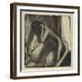 The Bath, c.1882-Edgar Degas-Framed Giclee Print