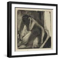 The Bath, c.1882-Edgar Degas-Framed Giclee Print