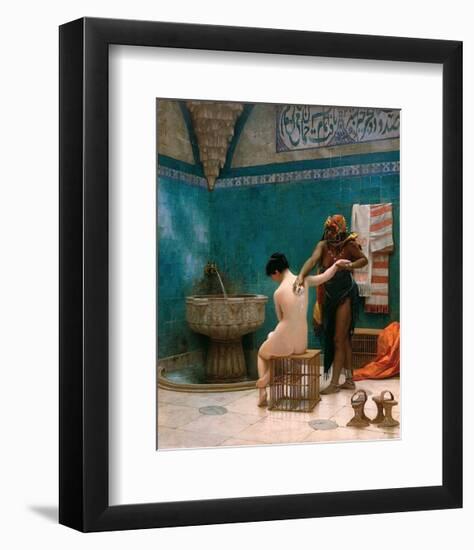 The Bath, ca. c.1880-1885-Jean Leon Gerome-Framed Art Print
