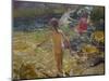 The Bath, Javea-Joaquín Sorolla y Bastida-Mounted Art Print