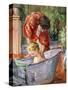 The Bath; Le Bain-Henri Lebasque-Stretched Canvas